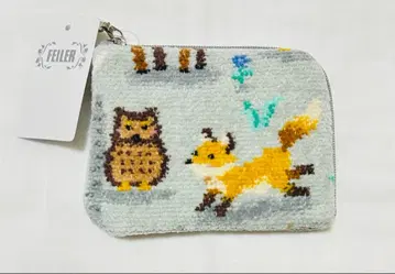 페일러 FEILER 윈터 애니멀즈 L자 파우치 그레이