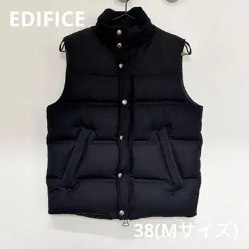 EDIFICE 블랙 다운 베스트 38(M 사이즈)