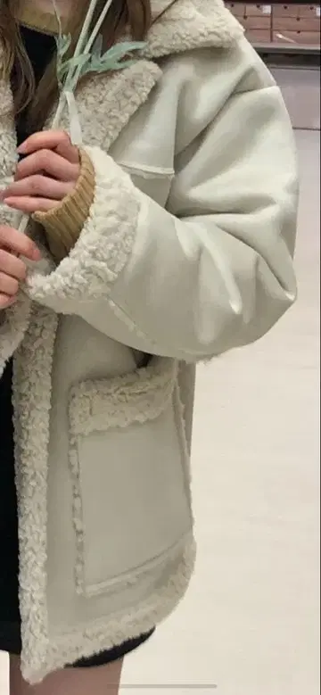 jouetie 무스탕 코트