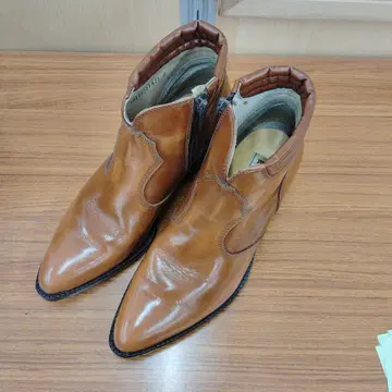 BigBen 브라운 가죽 웨스턴 부츠