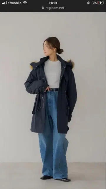 리그림 모즈 코트 네이비