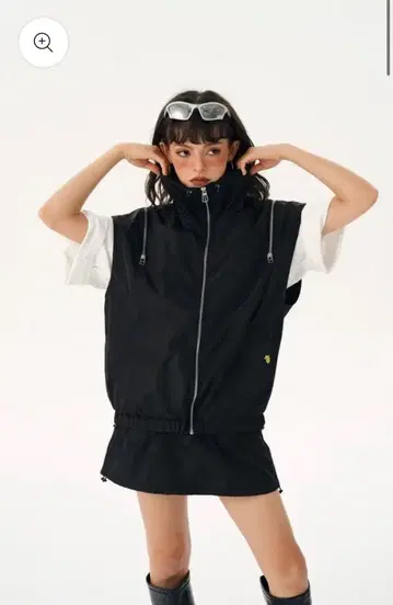 지하인 온라인 나일론 지퍼 베스트