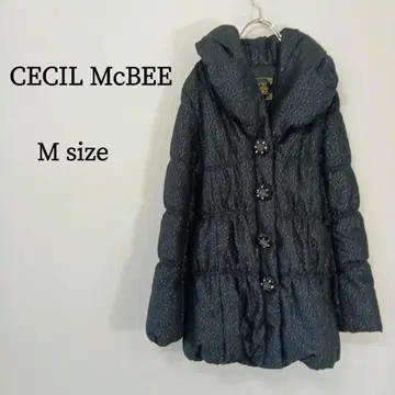 CECIL McBEE 세실 맥비 아우터 블랙 비쥬 버튼 M