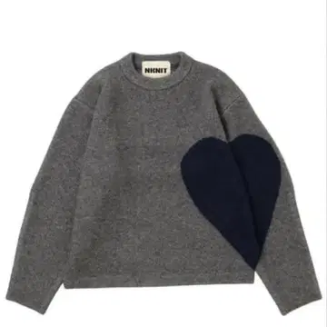 NKNIT 하트 패턴 니트