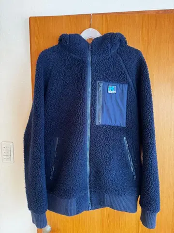 헬리한센 플리스 자켓 네이비 XL 후드 부착