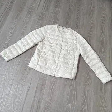 UNIQLO PUFF-TECH M 화이트 다운 자켓 새상품