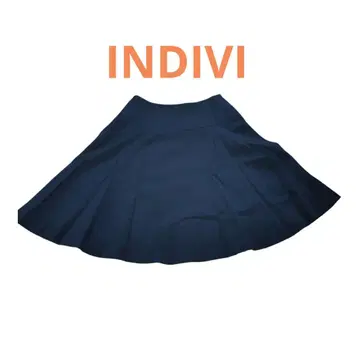 INDIVI 스커트 네이비 네이비 컬러 미사용품