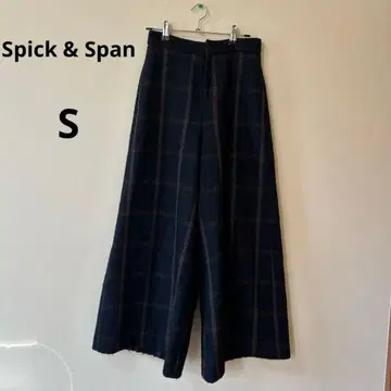 Spick&Span 와이드 팬츠 체크