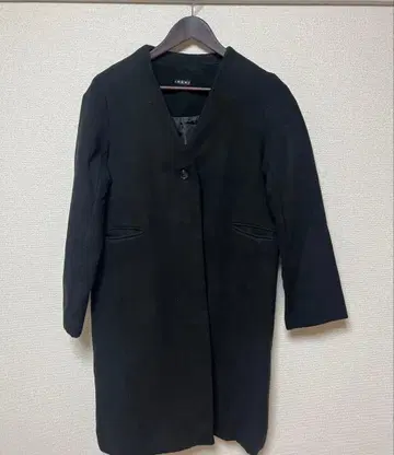 INGNI 블랙 롱 코트