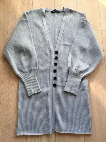 시니컬 cynical 가디건 탁한 블루