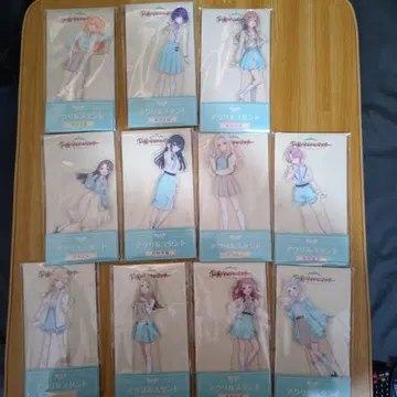 학원 아이돌 마스터 아크릴 스탠드 11개 컴플리트 세트 낱개 판매 대응