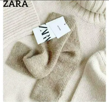 ZARA 리브 니트 미튼 암커버