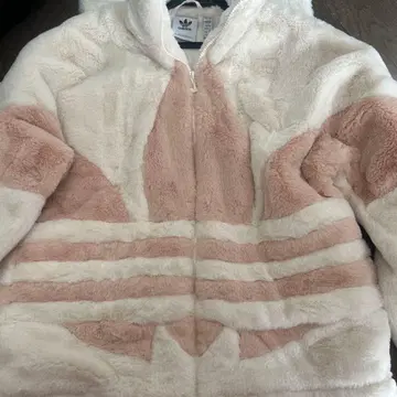 adidas 보아 자켓 XS 화이트 베이지