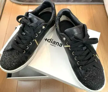+diana 글리터 블랙 스니커즈 24cm