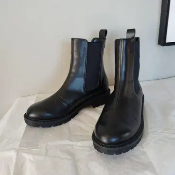 미사용 RAKUNA 체형 교정 사이드 고어 부츠 L