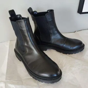 미사용 RAKUNA 체형 교정 사이드 고어 부츠 L