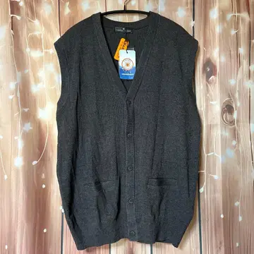 새상품 CHRISTIAN GEORGES 다크 그레이 베스트 LL