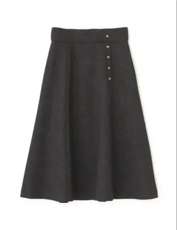 PROPORTION BODY DRESSING 플레어 스커트 다크 그레이