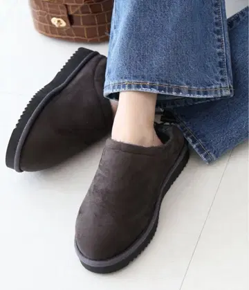 미사용품 슬로브 이에나 SLOBE IENA 보아 슬립온 25cm 그레이