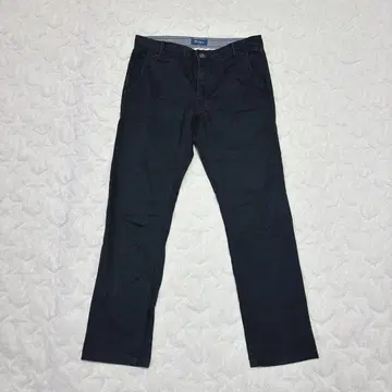 [Navy] 슬림핏 팬츠 (M) 캐주얼 면 혼방 30인치