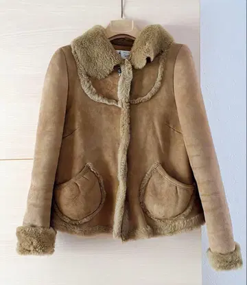 정가 8만 룰루 로제타 무스탕 숏코트