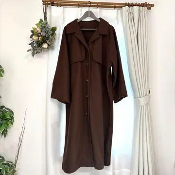 AmbreNeige 플레어 롱 코트