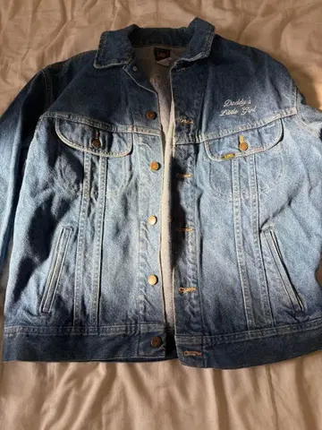 Lee 데님 자켓 자수 포함