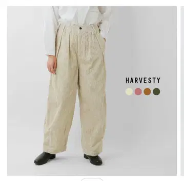 하베스티 코듀로이 핑크 서커스 팬츠 내로우 실루엣