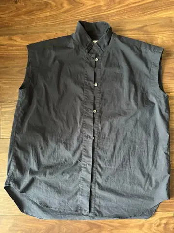 cccmalie 시마리 프렌치 슬리브 셔츠 블라우스 네이비