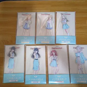 학원 아이돌 마스터 아크릴 스탠드 5종류 7개 세트 낱개 판매 대응합니다