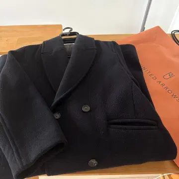 유나이티드 애로우즈 뷰티&유스 체스터 코트 네이비 아우터