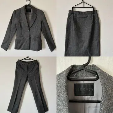 LISSEO 그레이 셋업 3세트