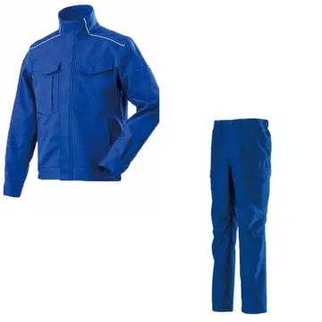 MIZUNO 작업복 블루 상하의 세트