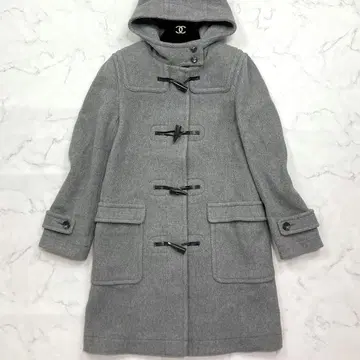 새상품급 Oggi 게재 23구 더플 코트 헤링본 울 40 그레이