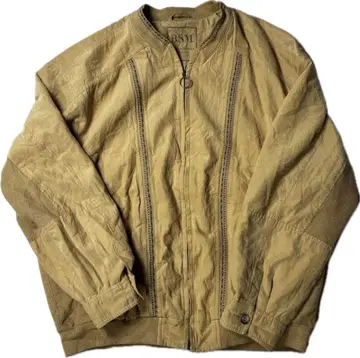 한 점뿐인 빈티지 디자인 블루종 오버 사이즈 자수 L 상당