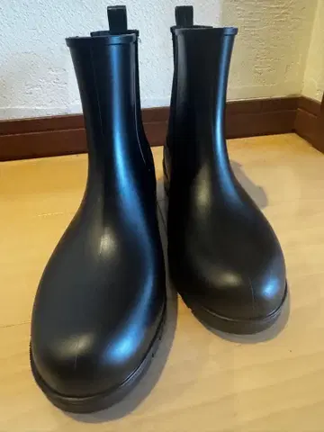 블랙 사이드 고어 레인부츠