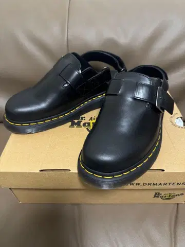 Dr. Martens Jorge II 블랙 9UK 샌들