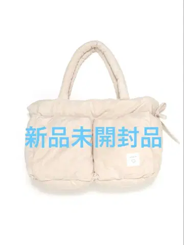 andmary 퀼팅 스웨이드 백 아이보리