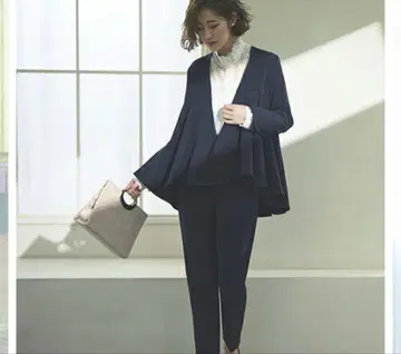 블랙 스트레치 수트 셋업 세트