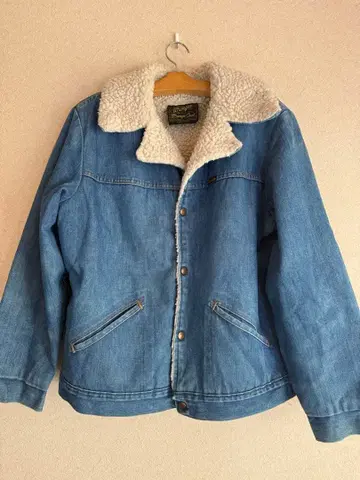 랭글러 USA Wrangler 보아 옷깃 데님 자켓 빈티지