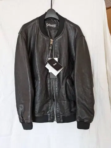 Schott 샷 가죽 자켓 MA-1 바워리 양가죽 라무