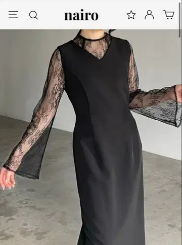 nairo 슬리브리스 원피스