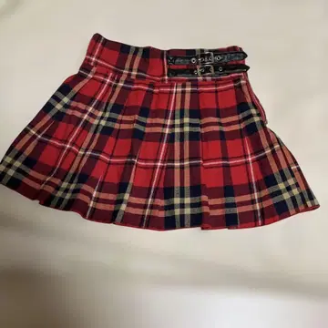 GLAD NEWS 체크 플리츠 미니스커트