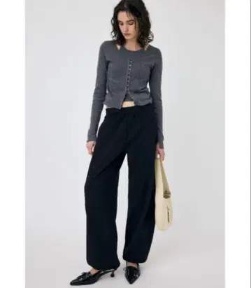 moussy CURVE LINE 스웨트 팬츠 1