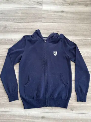 HYSTERIC GLAMOUR 네이비 풀 집업 후드티 S