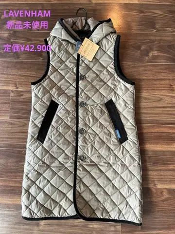 LAVENHAM 라벤햄 퀼팅 롱 베스트