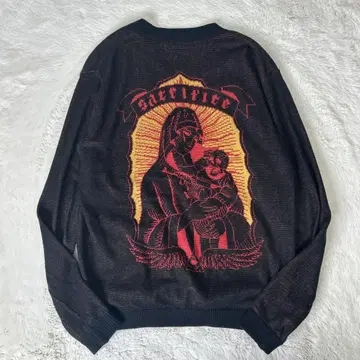 고품질 SOFTMACHINE/소프트 머신 가디건 M 마리아 프린트