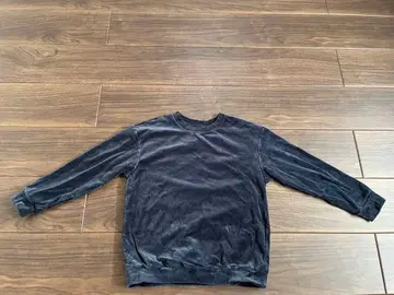 무인양품 네이비 S 사이즈 오가닉 코튼 100% 벨로아 룸웨어 세트