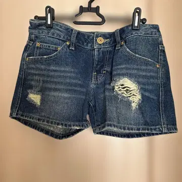 새상품급 OZOC 데님 숏팬츠 데미지 가공 38 사이즈