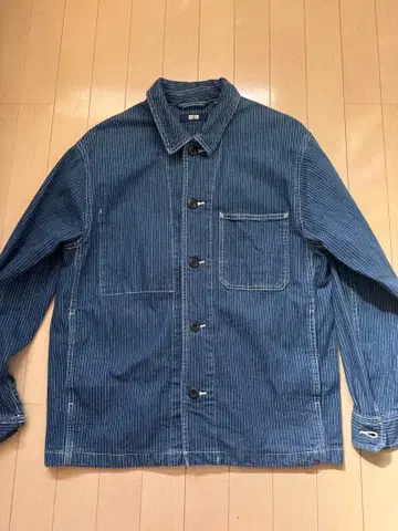 유니클로 워배시 셔츠 자켓